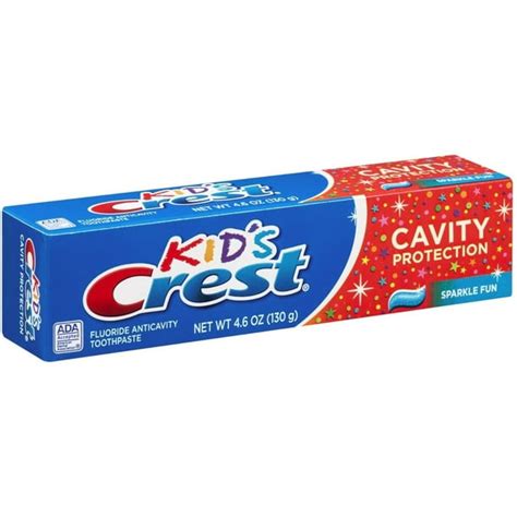 Crest Toothpaste Kids' Cavity Protection, Sparkle Fun Flavor 4.60 oz ...