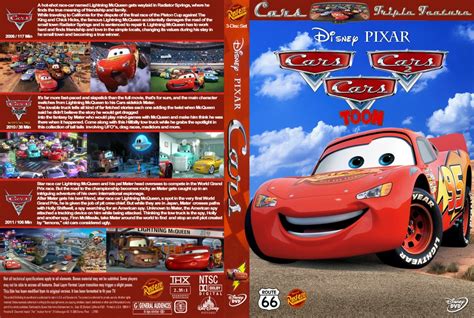 Cars Trilogy - Movie DVD Custom Covers - Cars Trilogy V2 :: DVD Covers