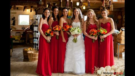 Fall farm wedding Farm Wedding, Wedding Ideas, Bridesmaid Dresses, Wedding Dresses, People ...