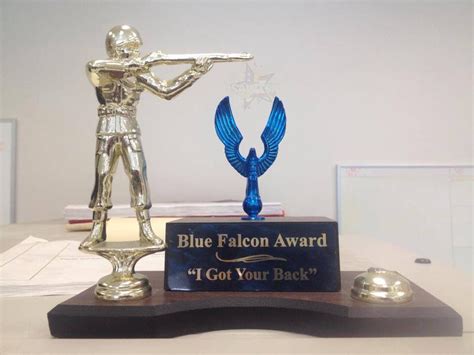 blue falcon award. | Certificate templates, Gift card envelope template ...