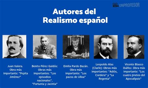 5 autores del REALISMO español y sus obras - RESUMEN completo!!