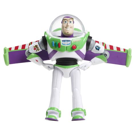 Disney 3 Space Wings Buzz Lightyear Deluxe Action Figure