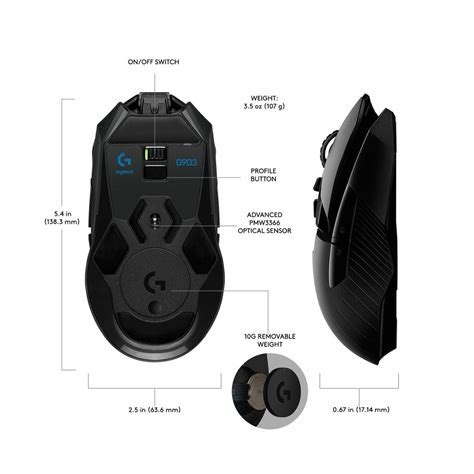 Logitech G903 LIGHTSPEED™ Wireless Gaming Mouse – Zyngroo