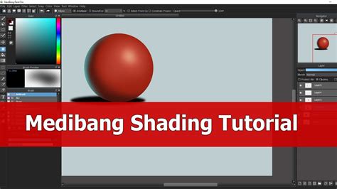 Medibang Paint Pro Tutorial : Shading for beginners - YouTube