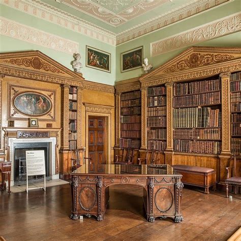 Nostell Priory Library | Historic homes, Vintage interiors, Old houses