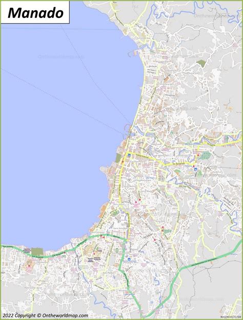 Manado Map | Indonesia | Discover Manado with Detailed Maps