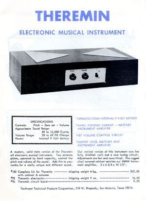 Theremin - Engineering and Technology History Wiki