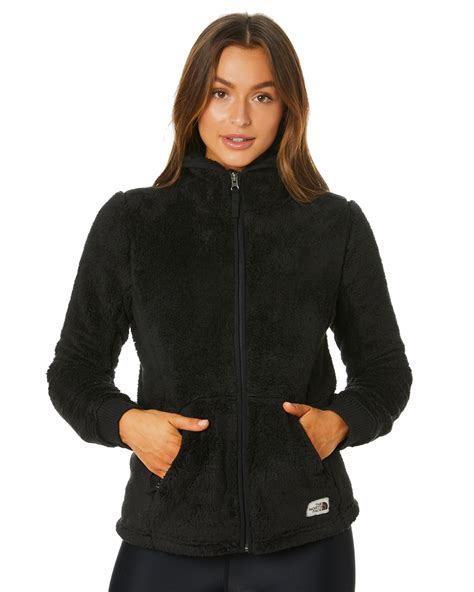 The North Face Womens Campshire Full Zip Sherpa Jacket - Tnf Black | SurfStitch