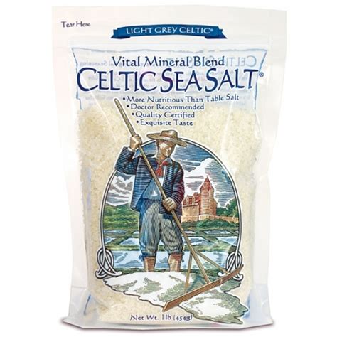 Celtic Sea Salt ® (1 lb.) | Certified Organic Light Grey Coarse Salt