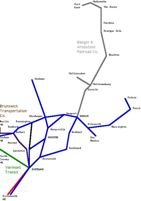 Trailways Bus Routes Map United States