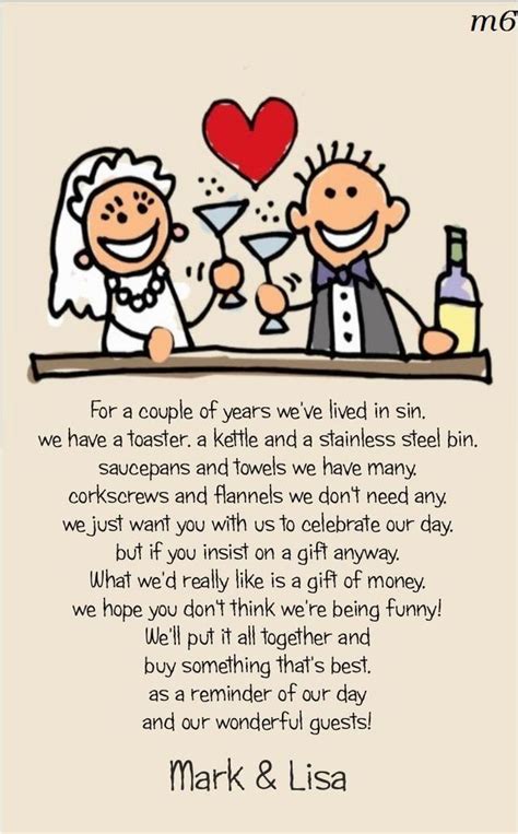 Brand New Wedding Poem Cards, Money Cash Gift, Ask For Money ...