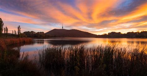 Sunrise over Black Mountain, Canberra by BobinAus | ePHOTOzine