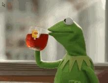 Kermit Sipping Tea GIFs | Tenor