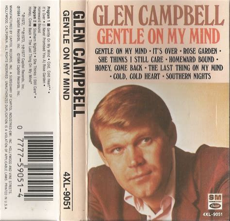 Glen Campbell - Gentle On My Mind (Cassette) at Discogs