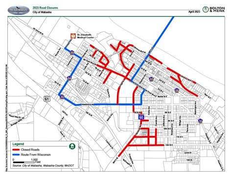 Road Closure Map Updated 4-25-2023 | City of Wabasha