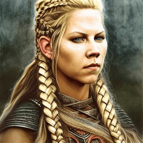 Lagertha the Shield Maiden · Creative Fabrica