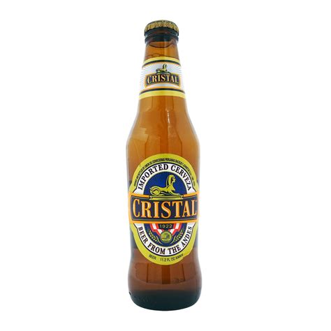 CERVEZA CRISTAL 33 CL 4,9% VOL - La Tiendona