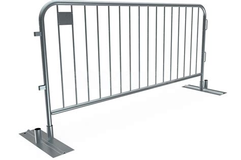 Metal Crowd Barriers Space Saving - Steel Barricades Galvanized