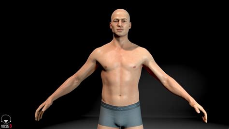 ArtStation - Average Male Body | Game Assets