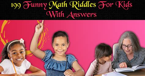 199 Funny Math Riddles For Kids With Answers - The Queen Momma 👑