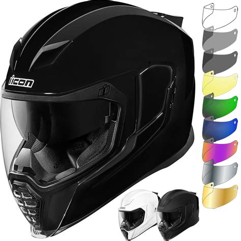 Icon Airflite Motorcycle Helmet & Visor - Full Face Helmets - Ghostbikes.com