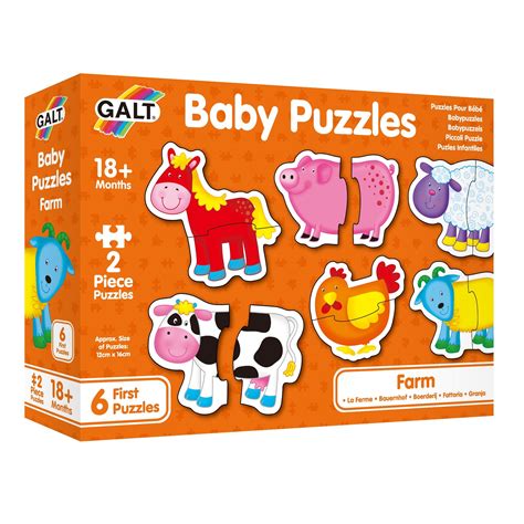 Baby Puzzles - Farm – Galt Toys UK