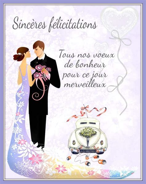 Exemple De FéLicitations De Mariage - Elise Carte