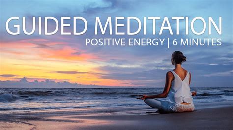 Short Guided Meditation For Positive Energy | Positive Thinking Meditation - YouTube