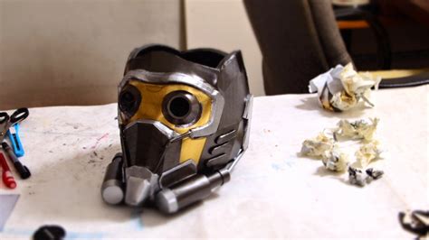 How to make Guardians Of The Galaxy: Star-Lord Costume Mask DIY (2014)