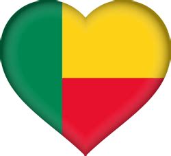 Benin flag emoji - Country flags