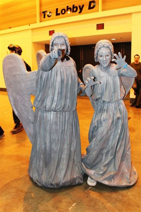 Dr. Who Weeping Angels Cosplay at Wizard World New Orleans. Image by Toy Robot Photography ...