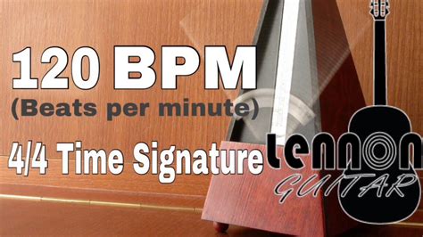 METRONOME 120 BPM 4/4 Time Signature - YouTube