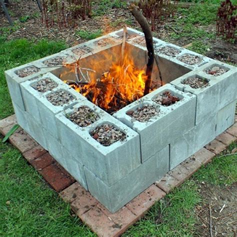 20+30+ Diy Cinder Block Fire Pit Ideas – HOMYRACKS