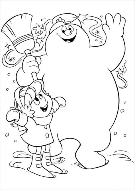 Frosty The Snowman Coloring Book Coloring Pages