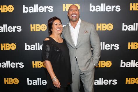 Dwayne Johnson and His Family at Ballers Premiere July 2016 | POPSUGAR ...