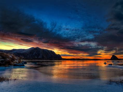 sunset, Landscapes, Norway, Arctic