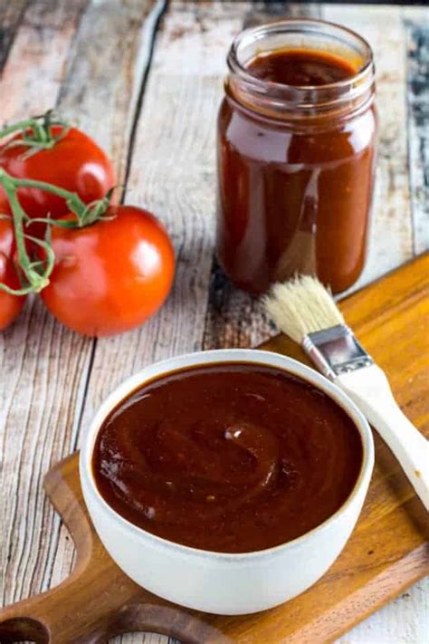 Sweet & Spicy Gluten Free BBQ Sauce Recipe • Dishing Delish