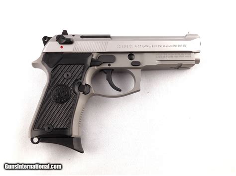 Beretta 92FS Type M9A1 Compact Inox 9mm Semi-Automatic Pistol with Rail