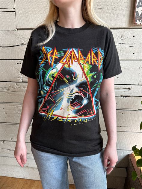 1987 Def Leppard Hysteria Tour t-shirt – Lost and Found Vintage