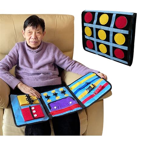 Fidget blanket Dementia blanket Activity board Sensory quilt Montessori ...