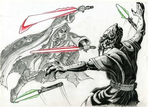 Lightsaber Duel by cm023 on DeviantArt