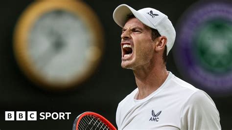 Wimbledon 2023: Andy Murray leads Stefanos Tsitsipas before play ...