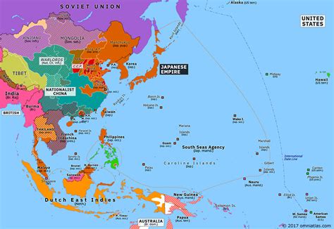 Japanese Onslaught in the Pacific | Historical Atlas of Asia Pacific ...