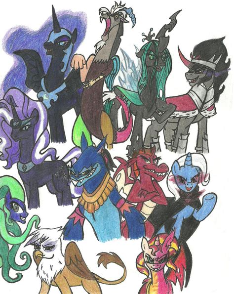 Mlp Villains! by KNIGHTDEMON on DeviantArt