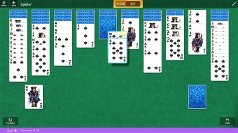 Microsoft Solitaire Collection - Spider - January 21 2017 - YouTube