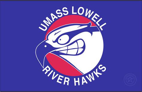 UMass Lowell River Hawks Logo - Primary Dark Logo - NCAA Division I (u-z) (NCAA u-z) - Chris ...