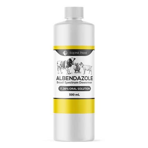 Albendazole 500mL Dewormer - Horses, Cattle, Sheep, Goats ...