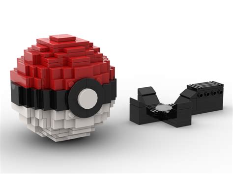 LEGO MOC Pokemon PokeBall by Jedi Plb | Rebrickable - Build with LEGO