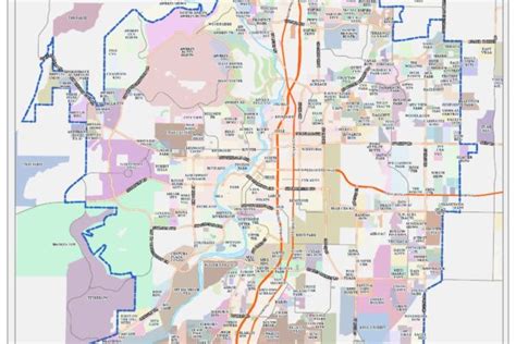 Bend Neighborhood Map - Oregon High Desert Lifestyle