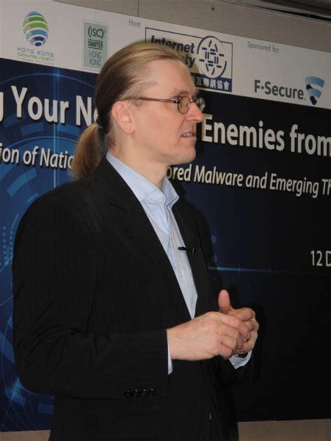 Mikko Hypponen - Emerging Threats to the Net